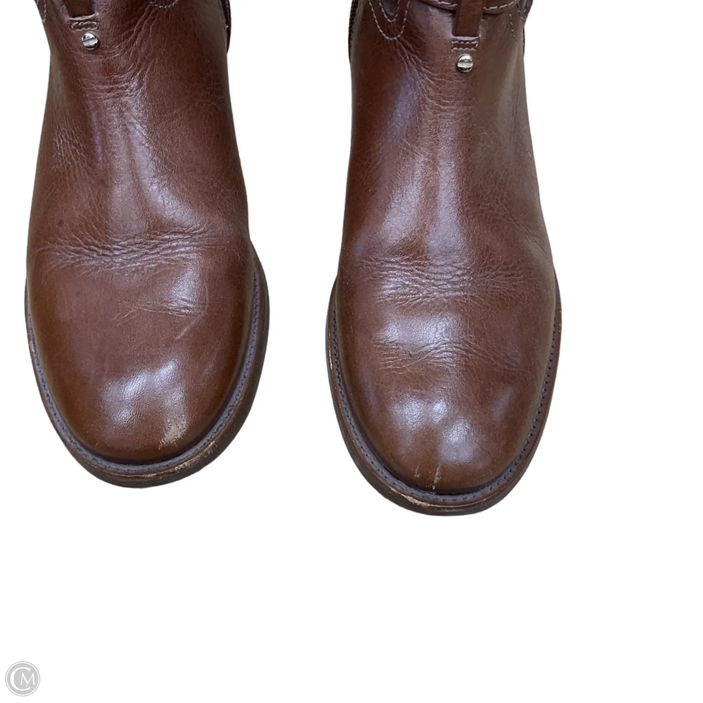 Boots Designer By Tory Burch In Brown, Size: 10