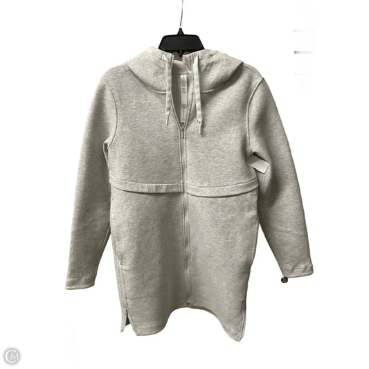Athletic Jacket By Lululemon In Grey, Size: S
