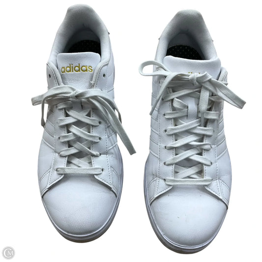 Shoes Athletic By Adidas In White, Size: 10