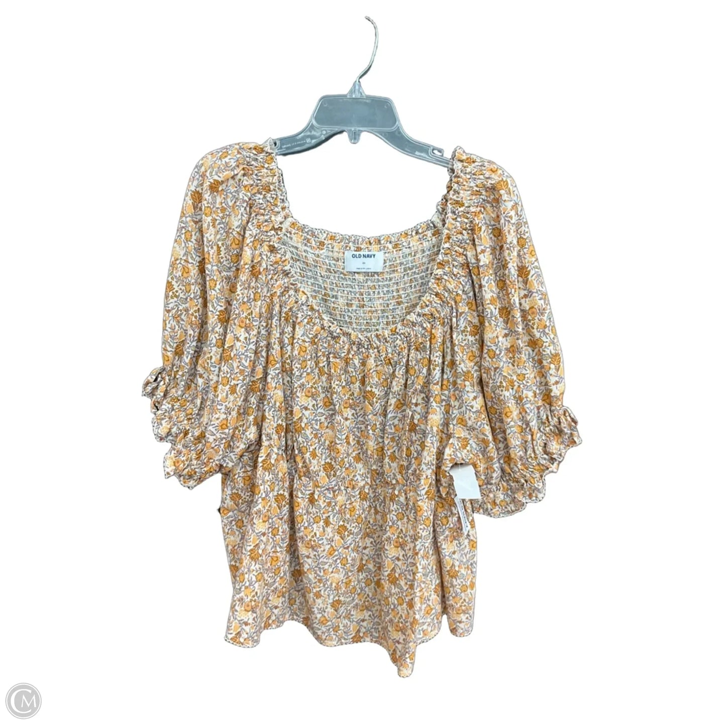 Top Short Sleeve By Old Navy In Floral Print, Size: 3x