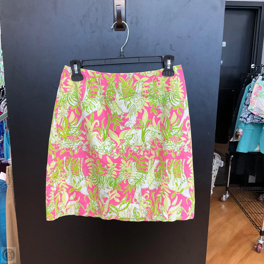 Skirt Designer By Lilly Pulitzer In Floral Print, Size: Xs