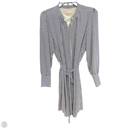 Dress Casual Midi By Loft In Striped Pattern, Size: Xs