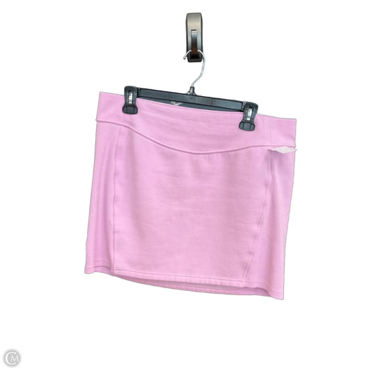 Skirt Mini & Short By Lululemon In Pink, Size: Xl