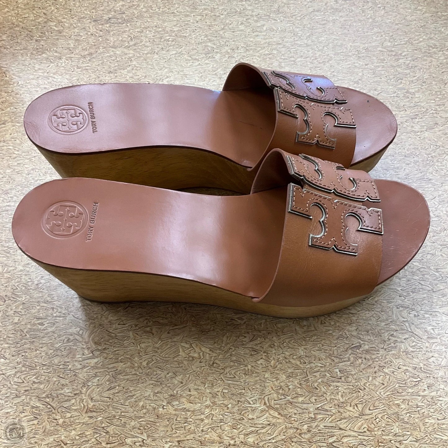Sandals Designer By Tory Burch In Tan, Size: 9.5
