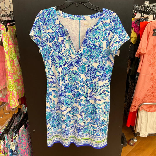 Dress Designer By Lilly Pulitzer In Blue, Size: M