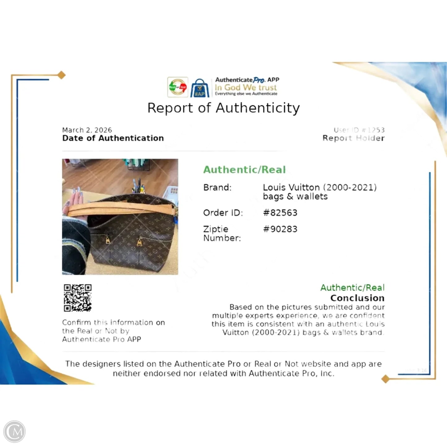 Crossbody Luxury Designer By Louis Vuitton, Size: Large