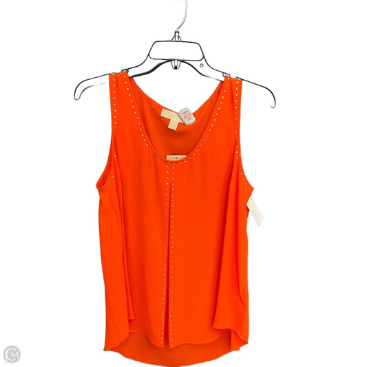 Top Sleeveless By Michael By Michael Kors In Orange, Size: L