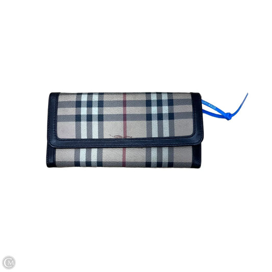 Wallet Luxury Designer By Burberry, Size: Large