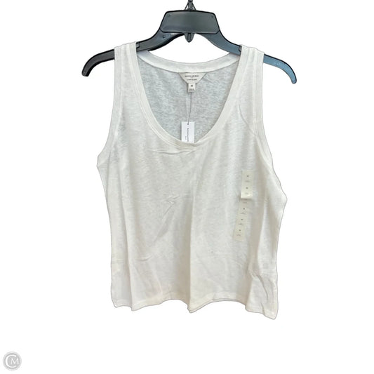 Top Sleeveless By Banana Republic In White, Size: M