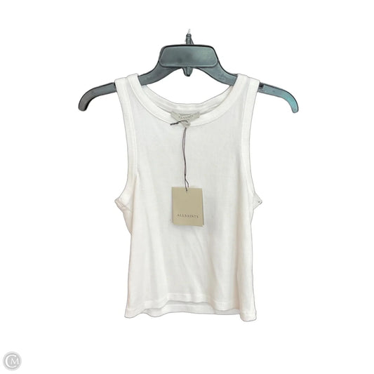 Tank Top Designer By All Saints In White, Size: M