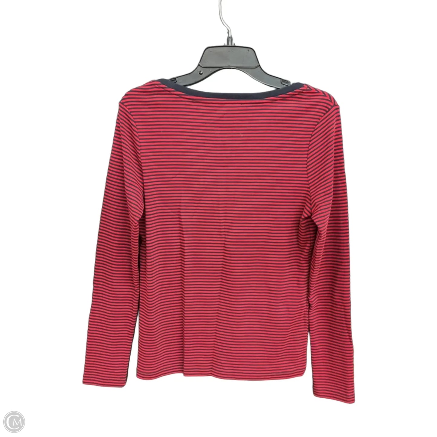 Top Long Sleeve By Tommy Hilfiger In Blue & Red, Size: M
