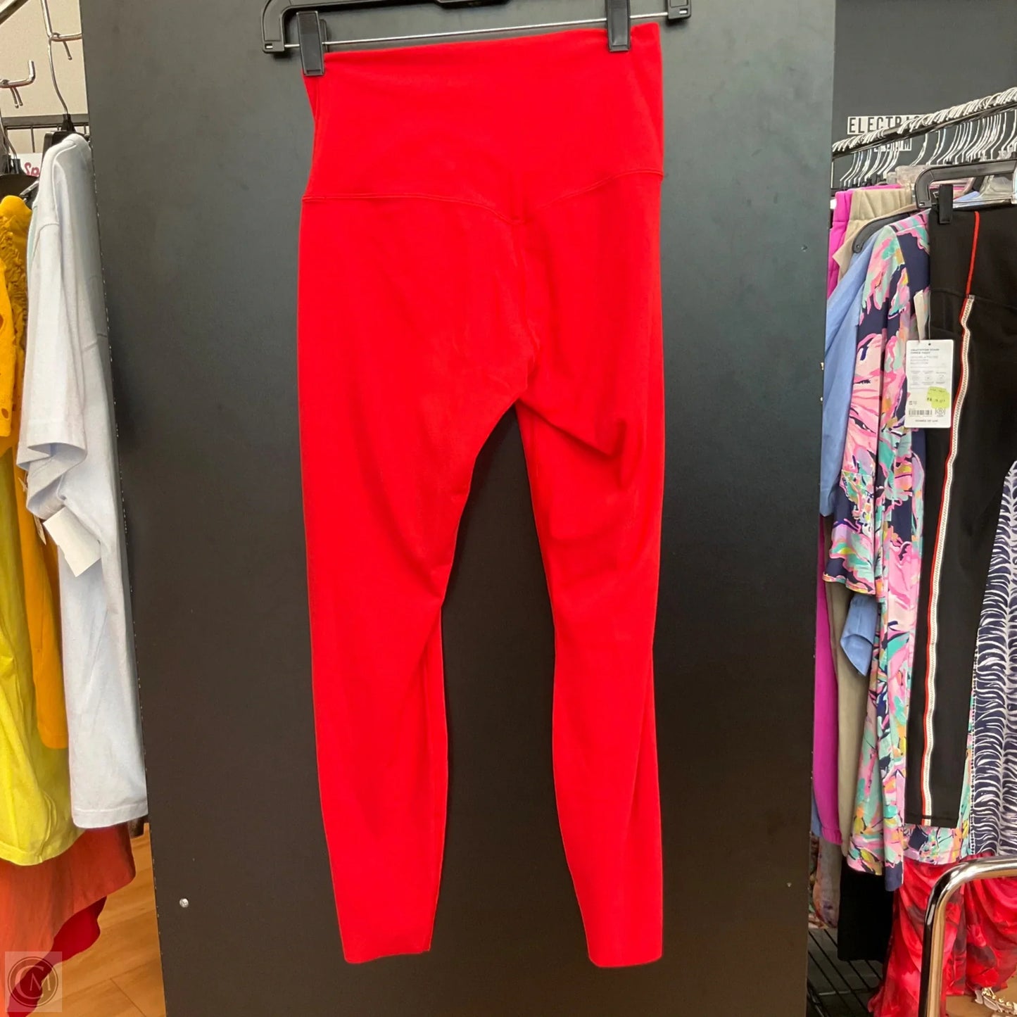 Athletic Leggings By Nike In Red, Size: S