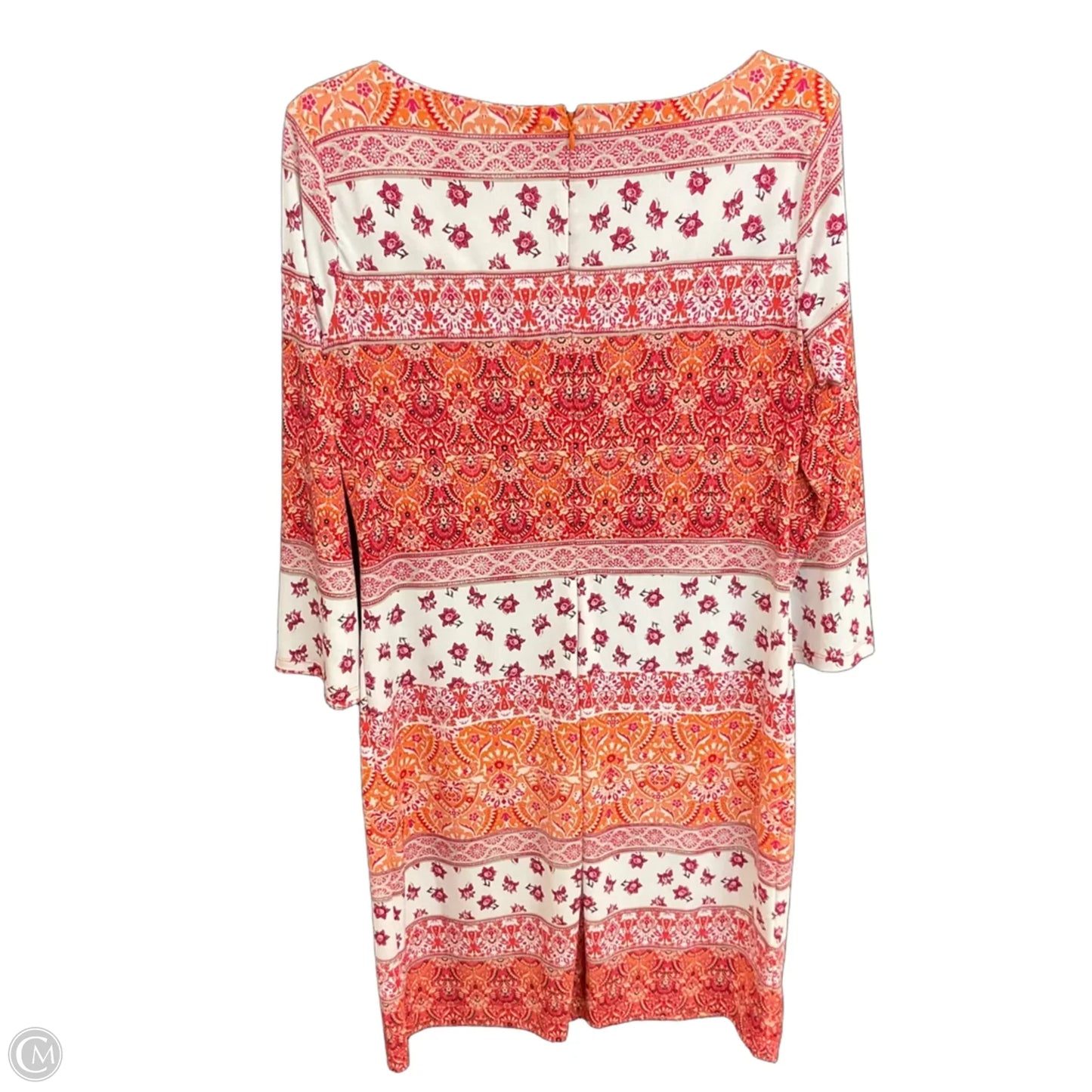 Dress Casual Maxi By Chaps In Geometric Pattern, Size: M