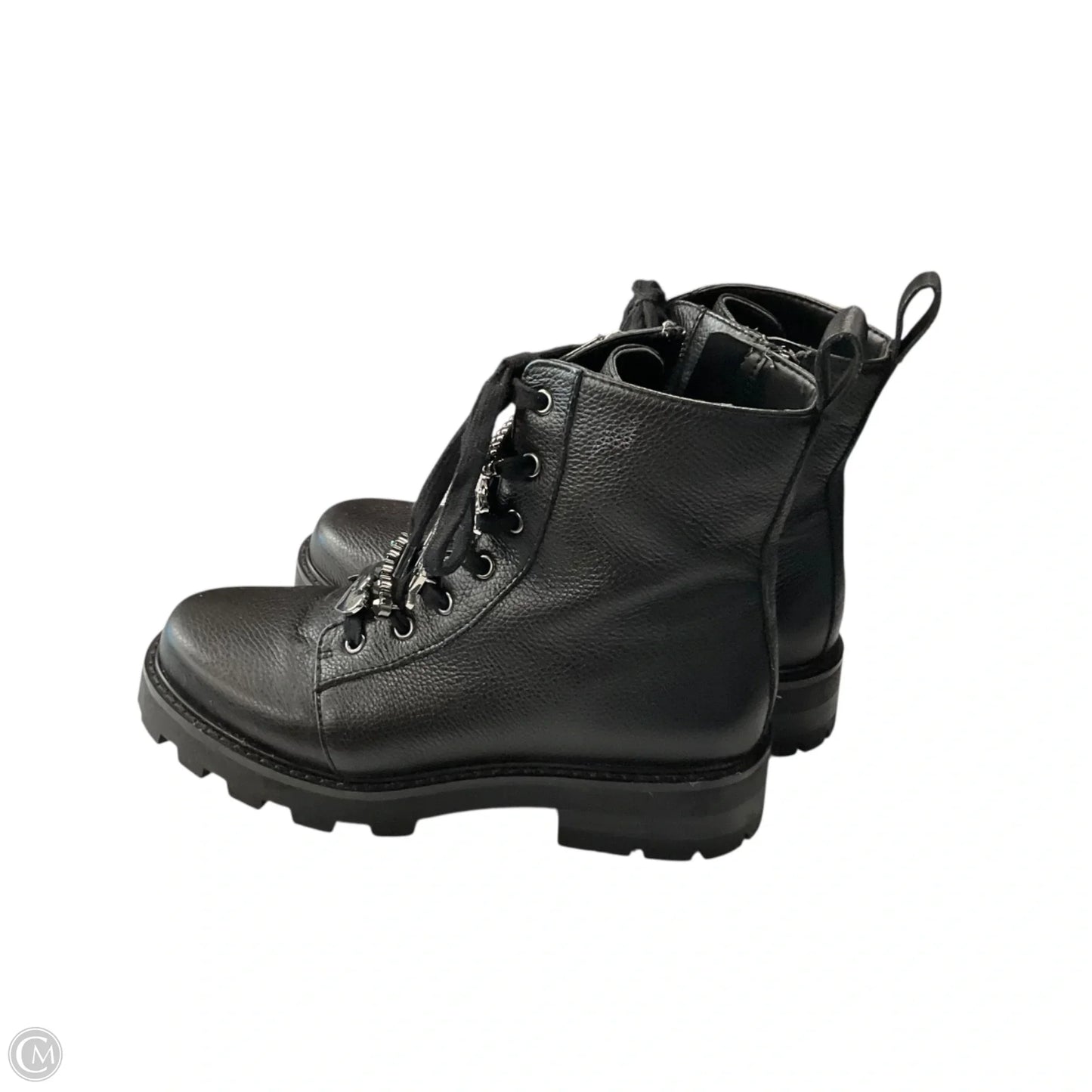 Boots Designer By Karl Lagerfeld In Black, Size: 7