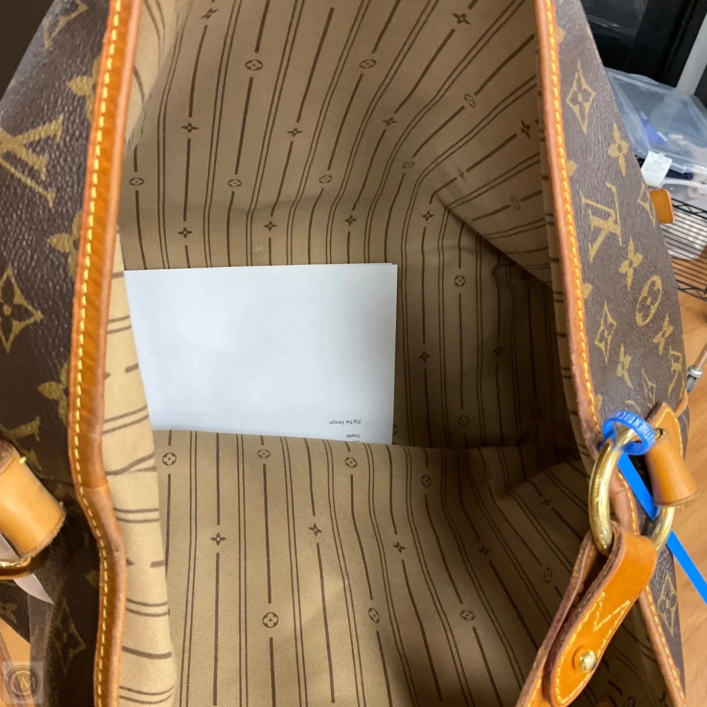 Tote Luxury Designer By Louis Vuitton, Size: Large