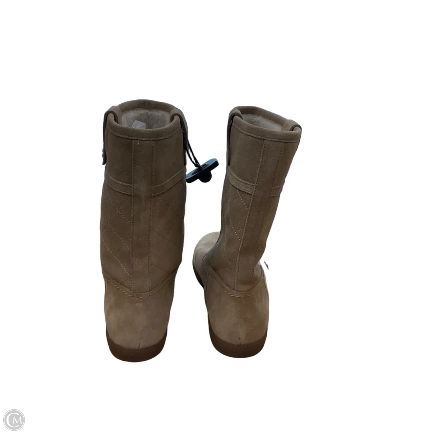 Boots Designer By Tory Burch In Beige, Size: 8