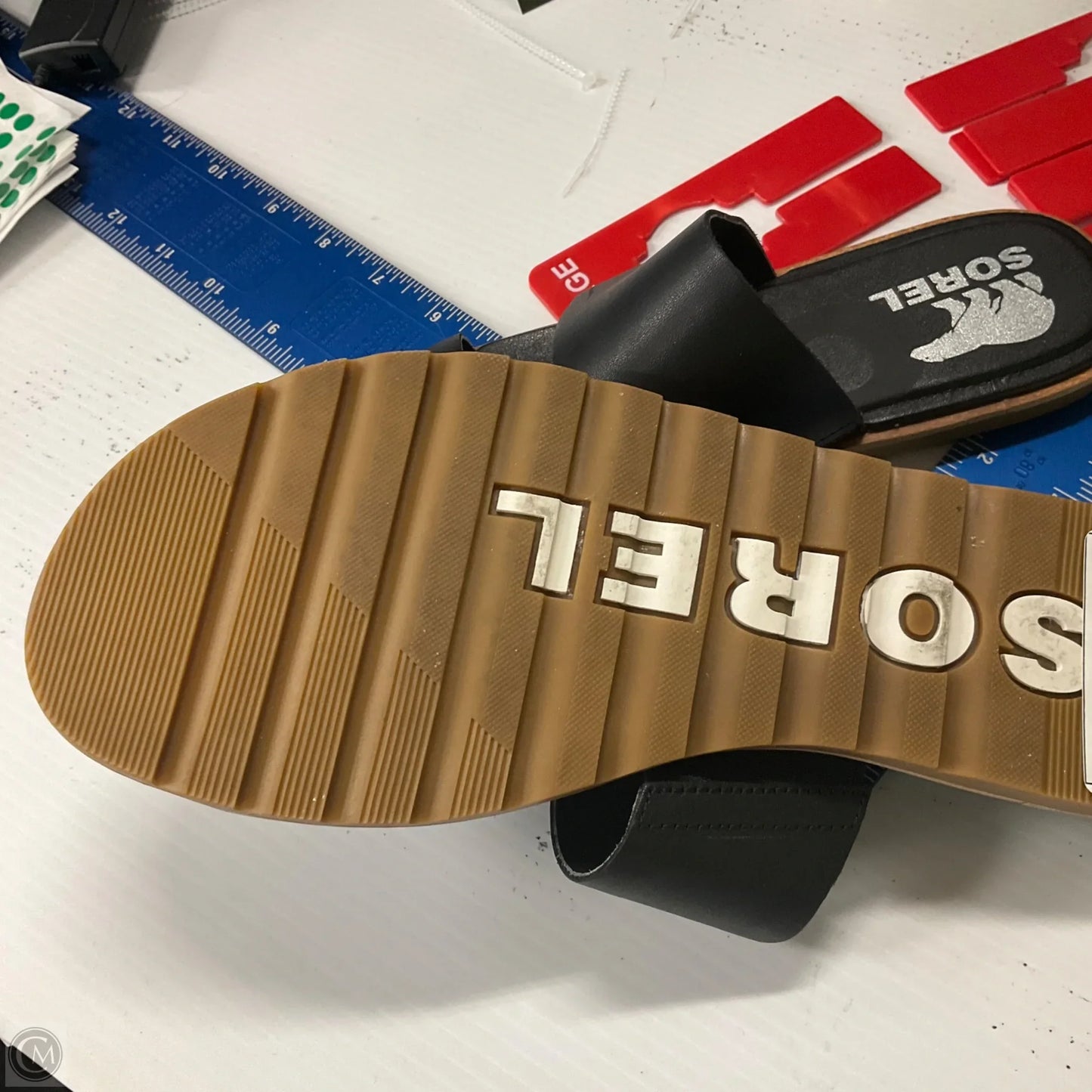 Sandals Flats By Sorel In Black, Size: 9