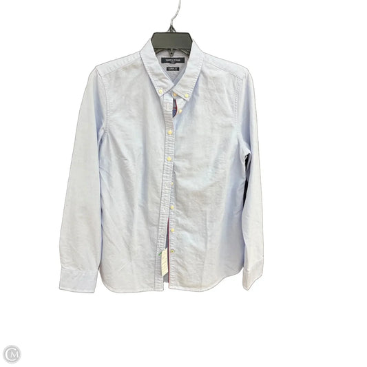 Blouse Long Sleeve By Tommy Hilfiger In Blue, Size: M