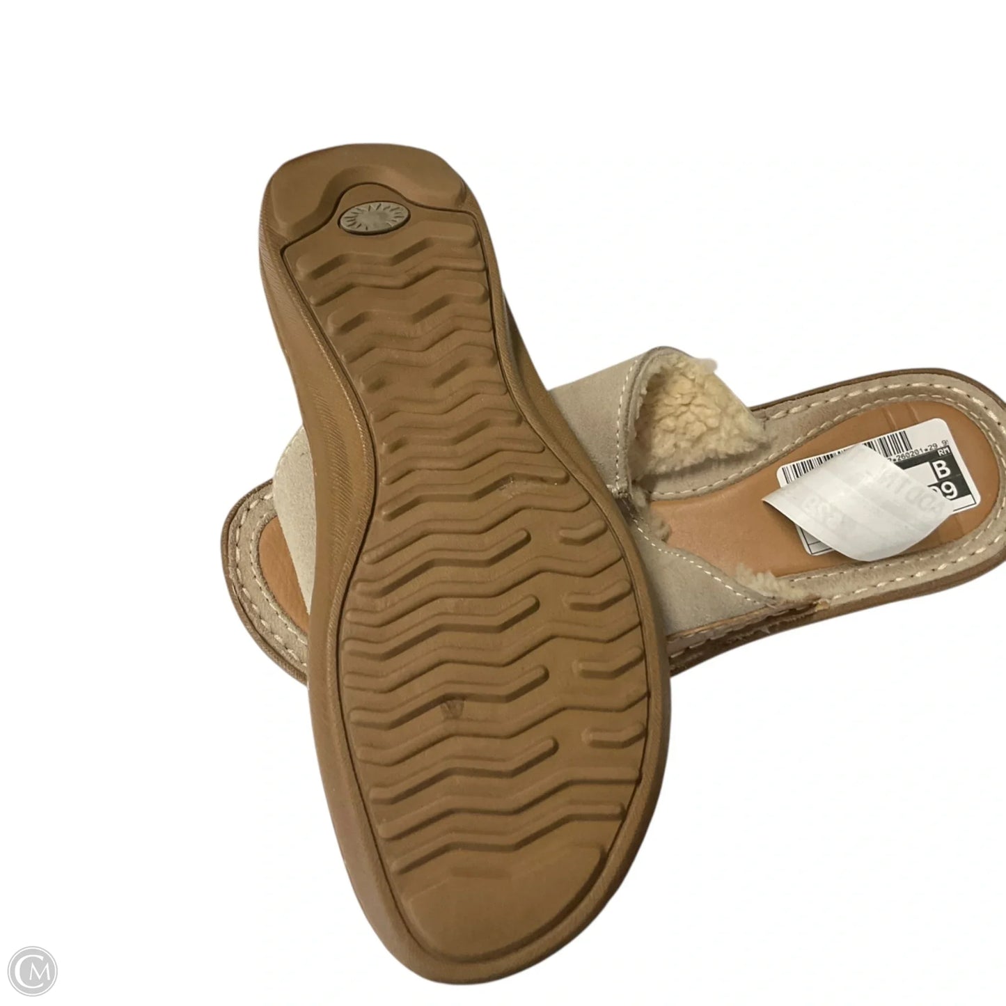 Sandals Designer By Ugg In Cream, Size: 8