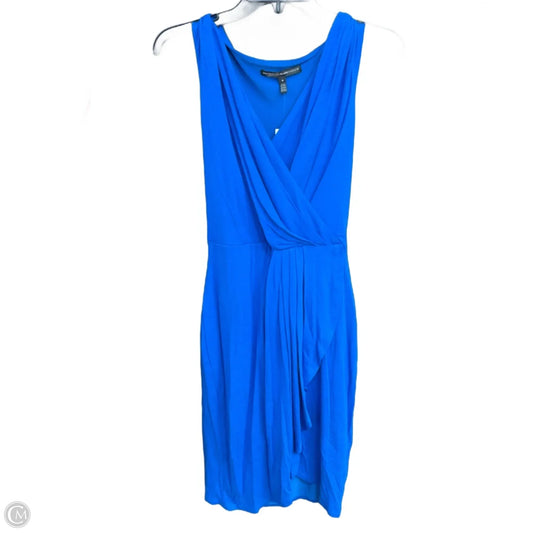 Dress Casual Midi By White House Black Market In Blue, Size: S