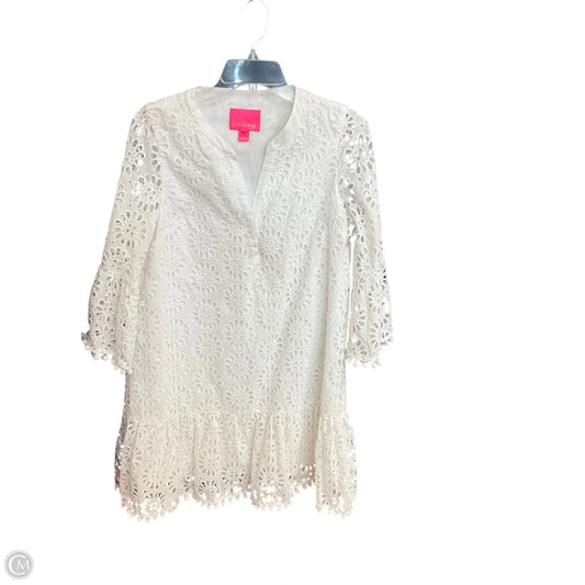 Dress Designer By Lilly Pulitzer In White, Size: S