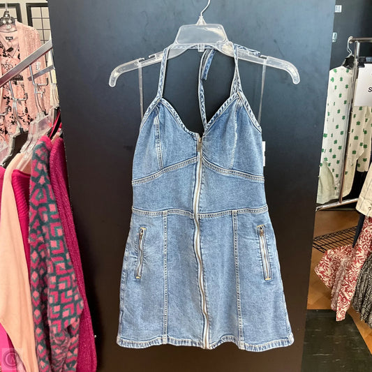 Dress Casual Midi By American Eagle In Blue, Size: L