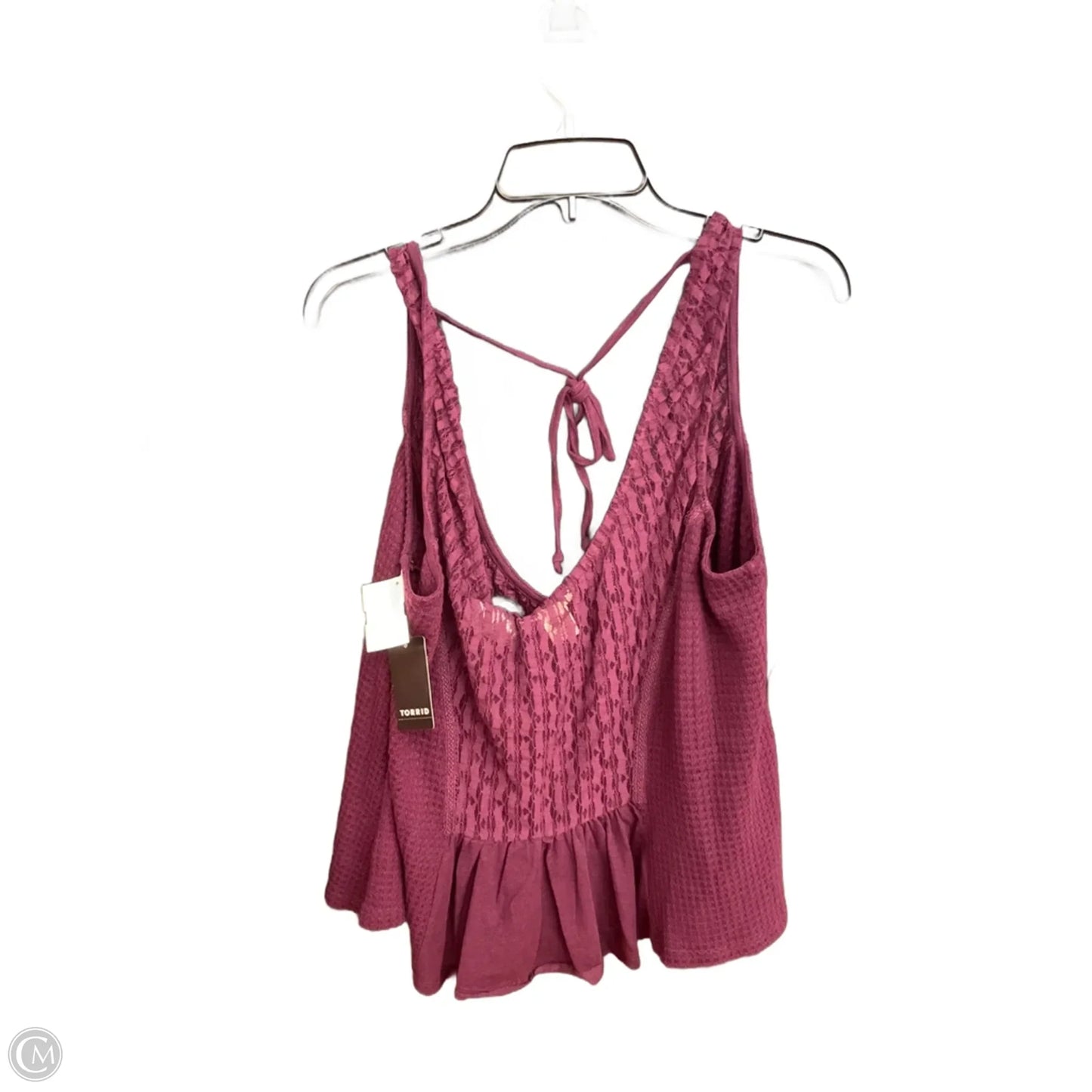 Top Sleeveless By Torrid In Purple, Size: 0x