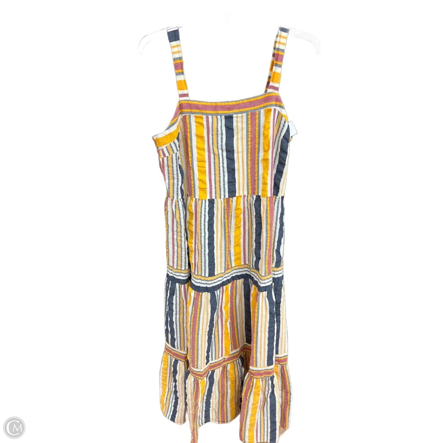 Dress Party Long By Loft In Striped Pattern, Size: 12p