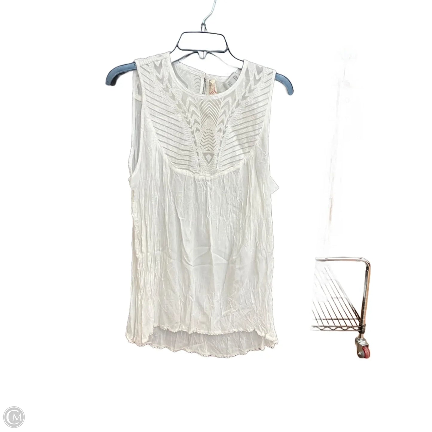 Top Sleeveless By Sundance In White, Size: L