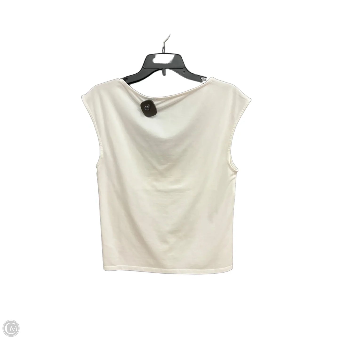 Top Sleeveless By J. Crew In White, Size: L