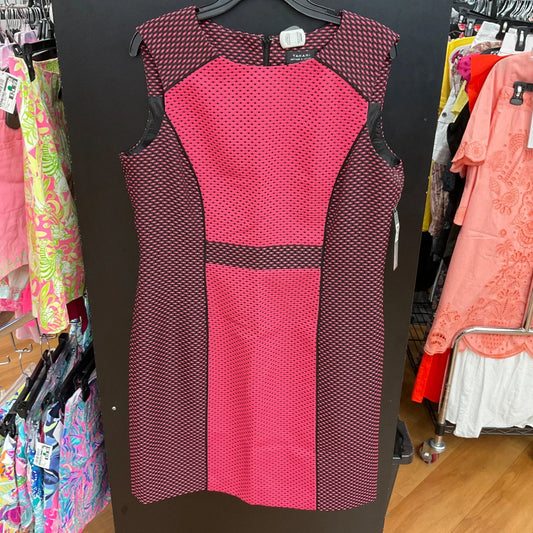 Dress Party Midi By Tahari In Pink, Size: L