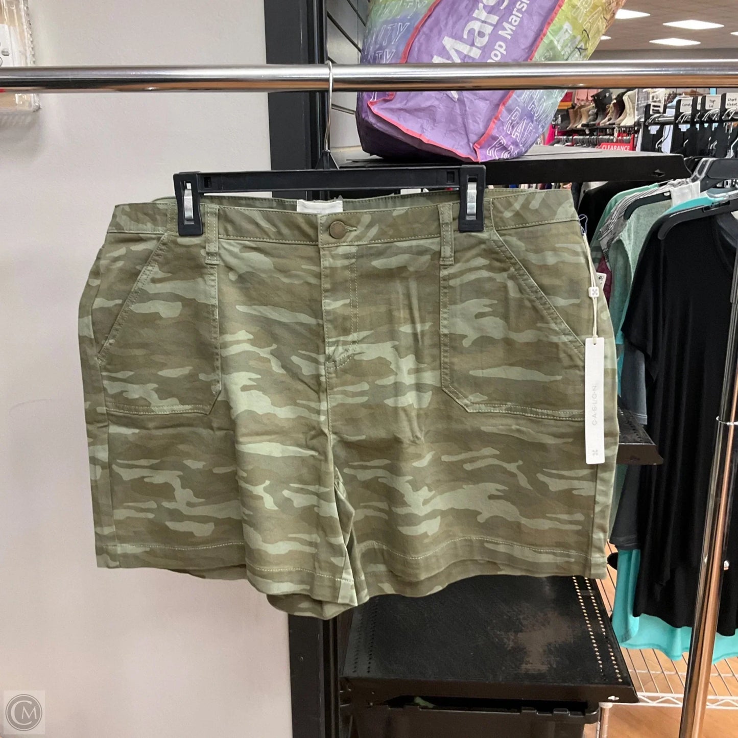 Shorts By Caslon In Camouflage Print, Size: 18