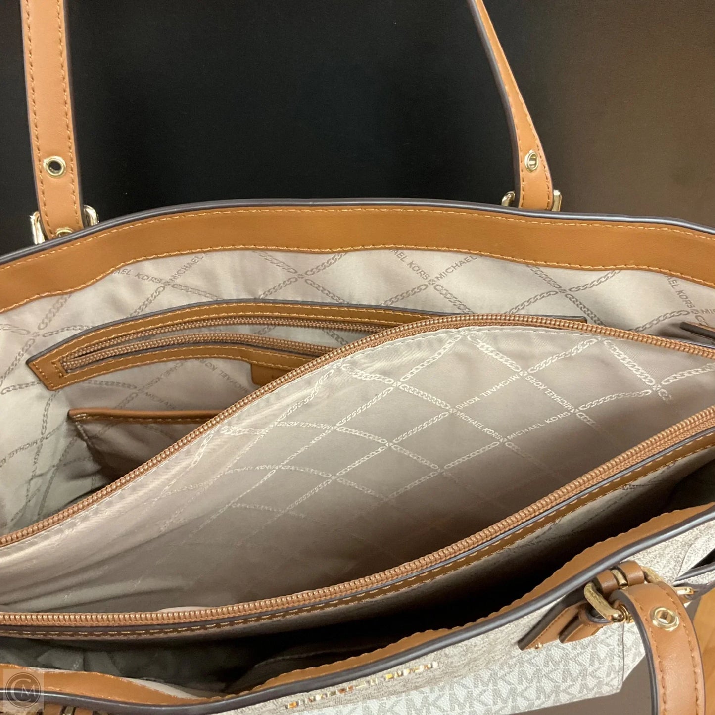 Tote Designer By Michael Kors, Size: Large