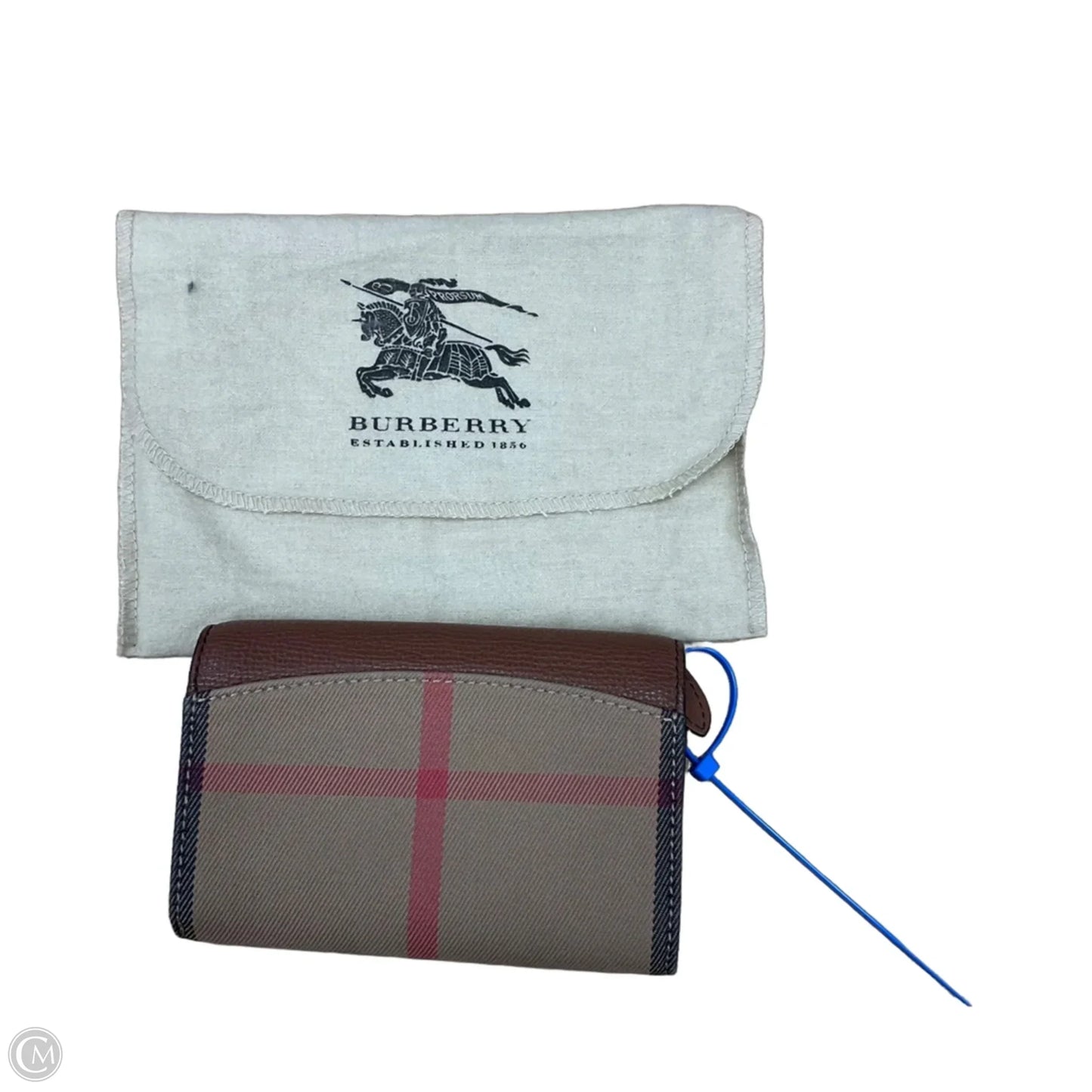 Wallet Luxury Designer By Burberry, Size: Medium