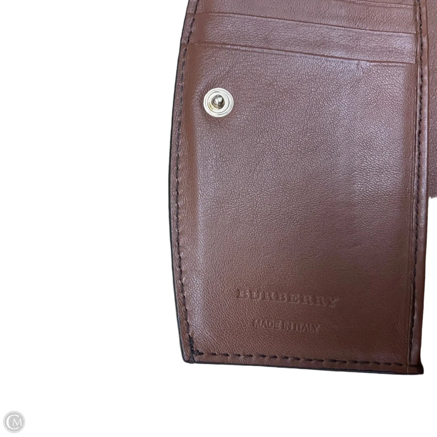Wallet Luxury Designer By Burberry, Size: Medium