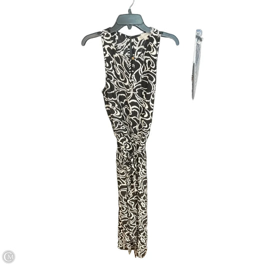 Jumpsuit By Loft In Black & Cream, Size: M