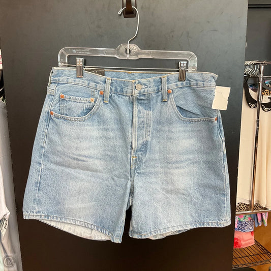 Shorts By Levis In Blue Denim, Size: 14