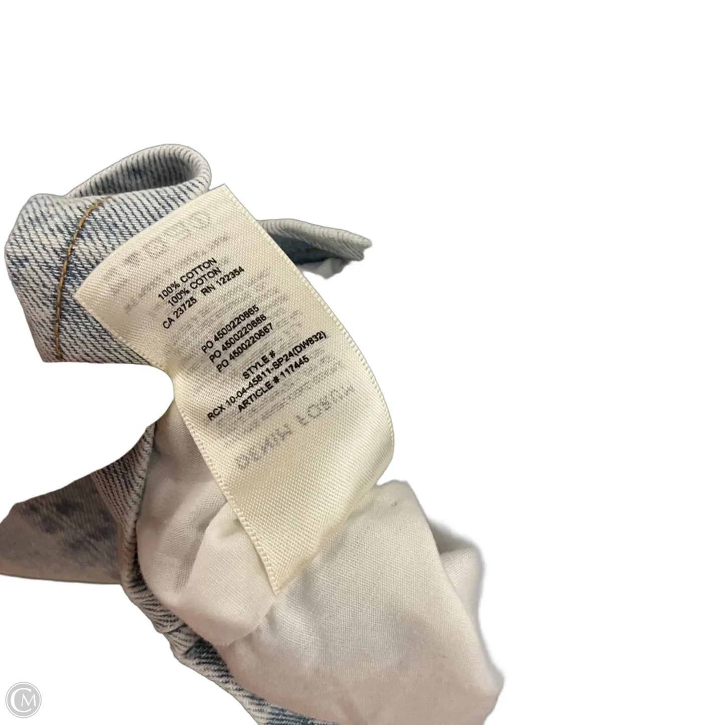 Vest Other By Cmc In Blue Denim, Size: Xs