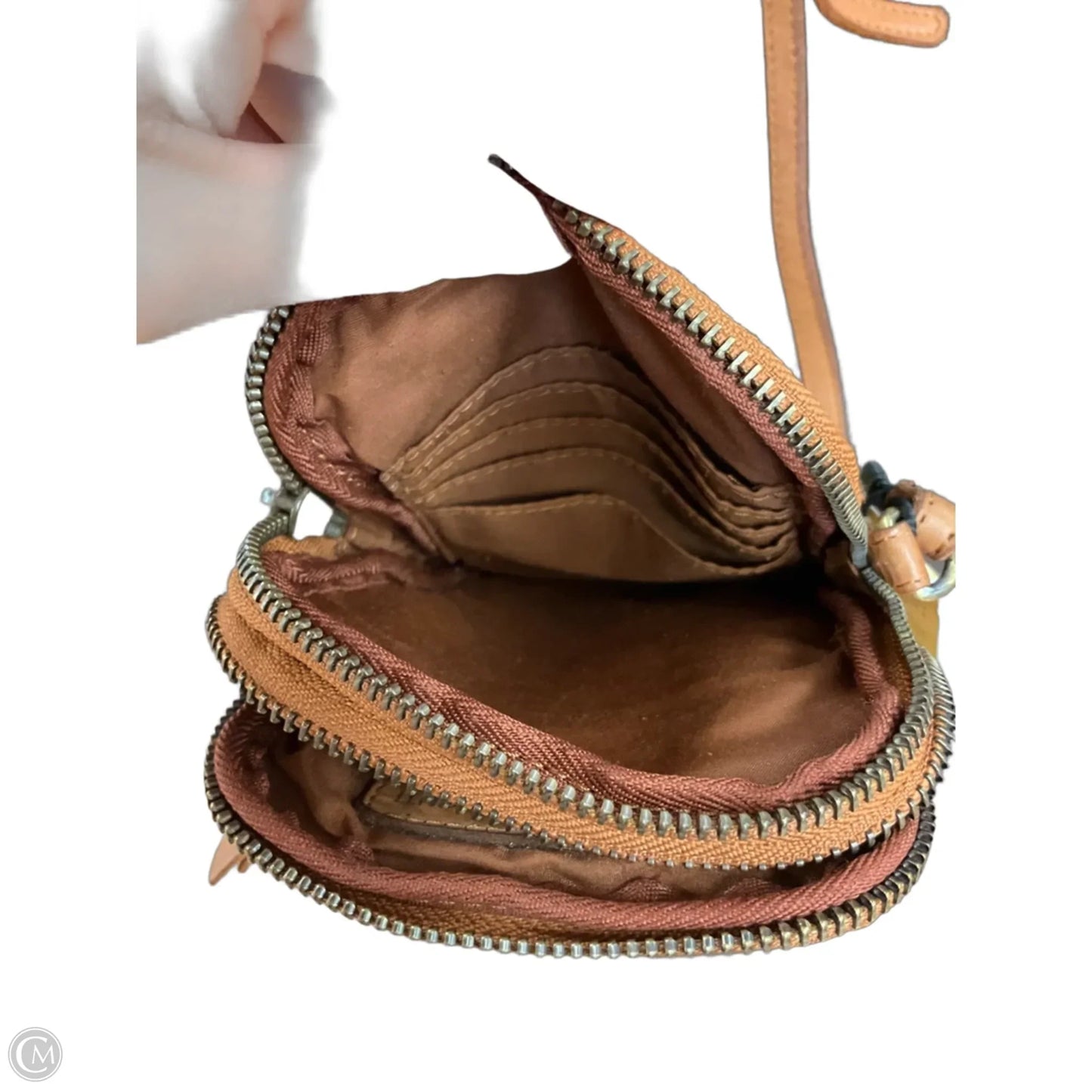 Crossbody Leather By Cme, Size: Small