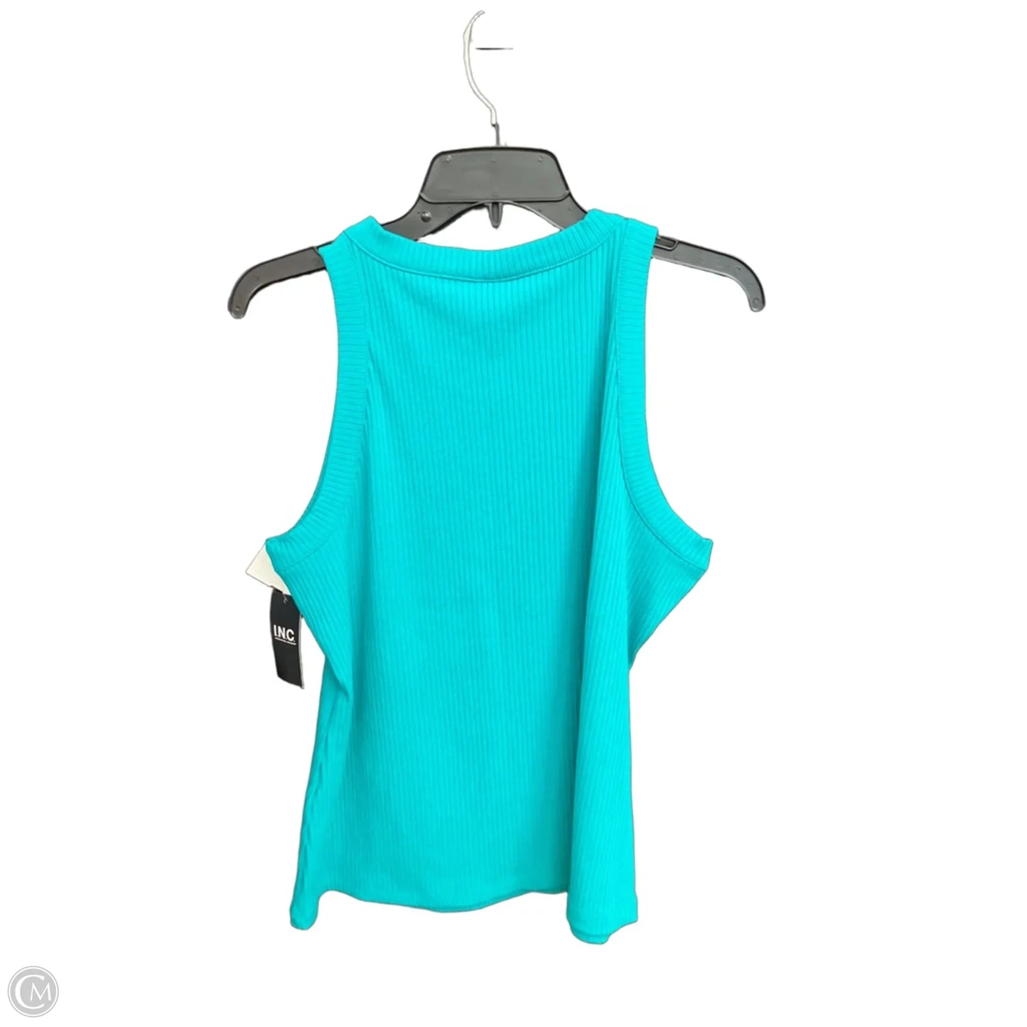Top Sleeveless By Inc In Aqua, Size: L
