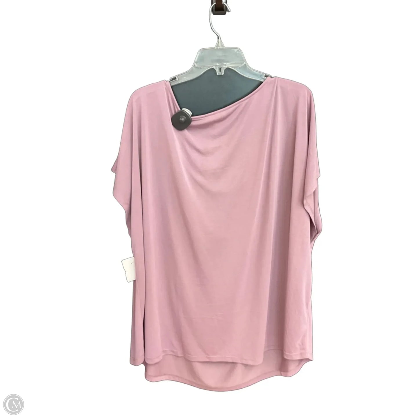 Top Short Sleeve Basic By Maurices In Purple, Size: 4x