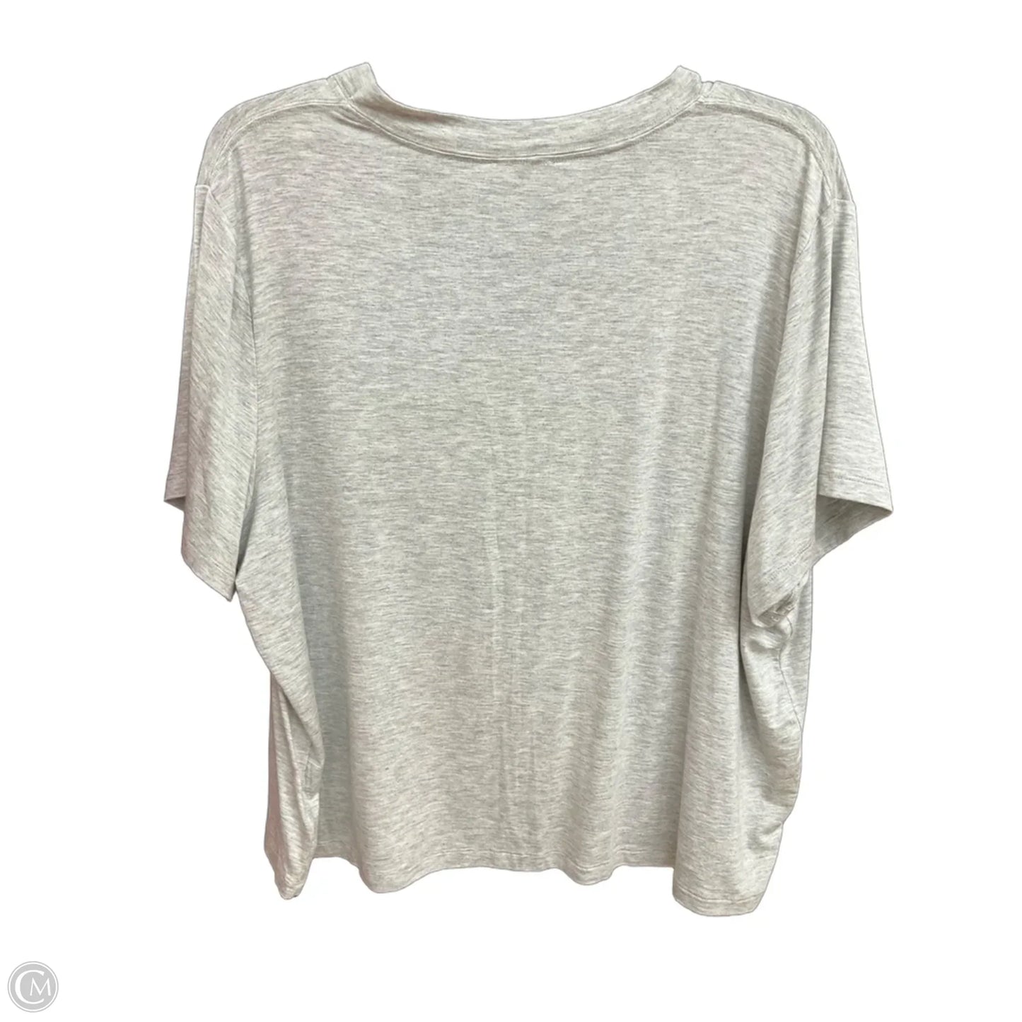 Top Short Sleeve Basic By Express In Grey, Size: Xl