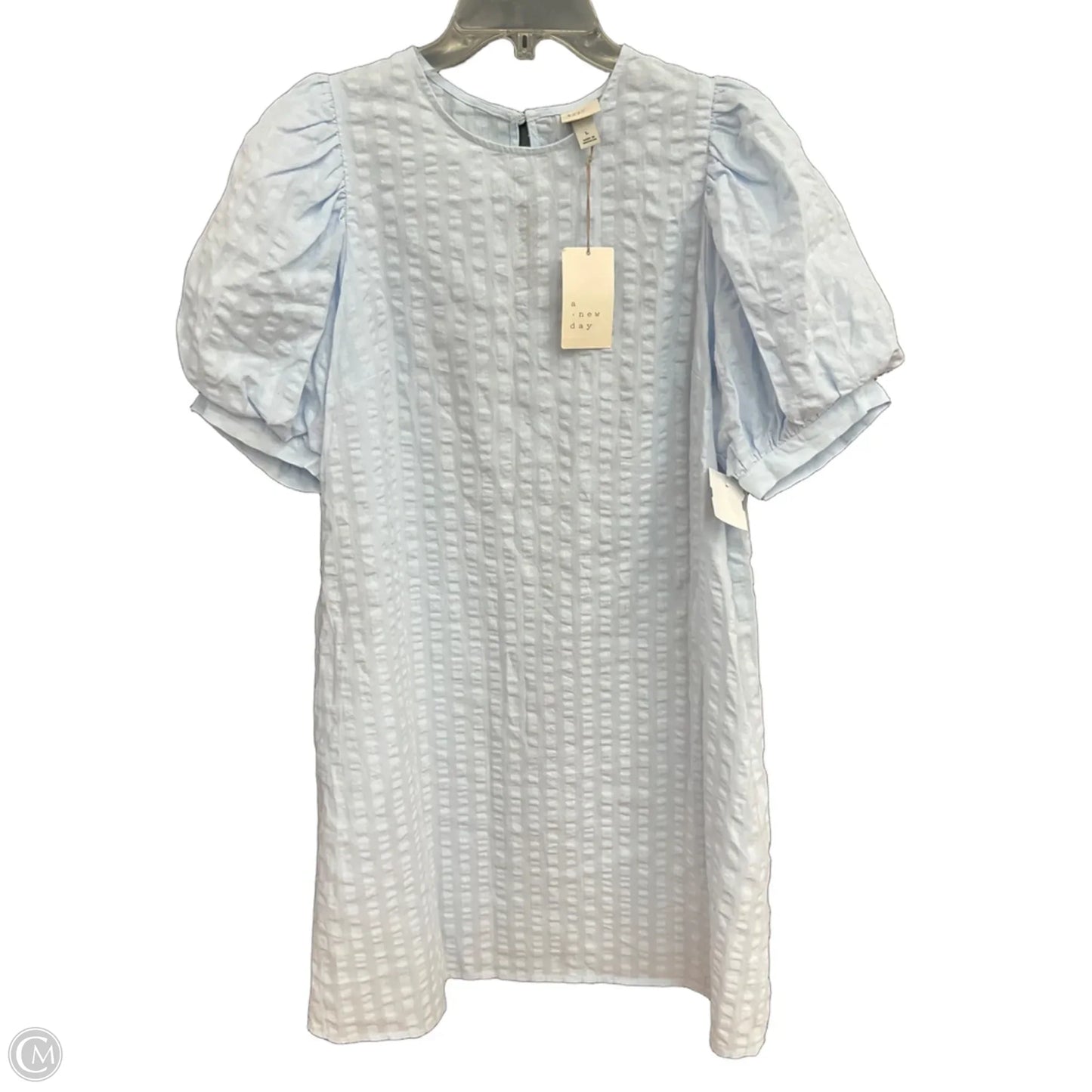 Dress Casual Midi By A New Day In Blue, Size: L