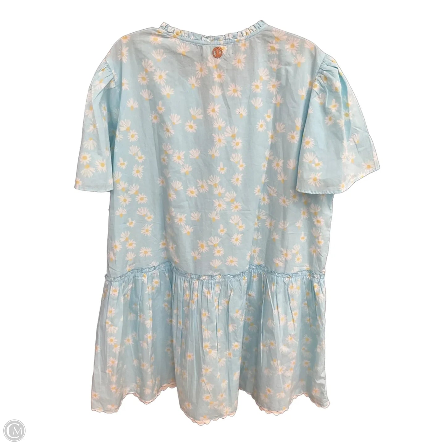 Dress Casual Short By Simply Southern In Blue, Size: Xxl