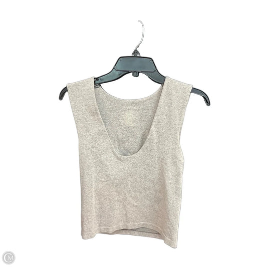 Top Sleeveless By Free People In Grey, Size: M