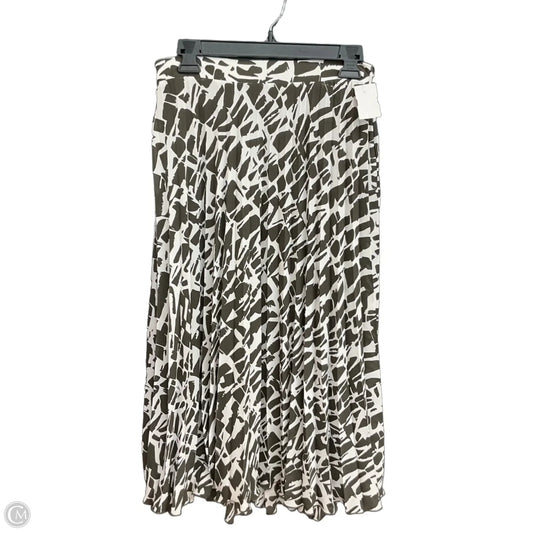 Skirt Maxi By Maeve In Grey & White, Size: S