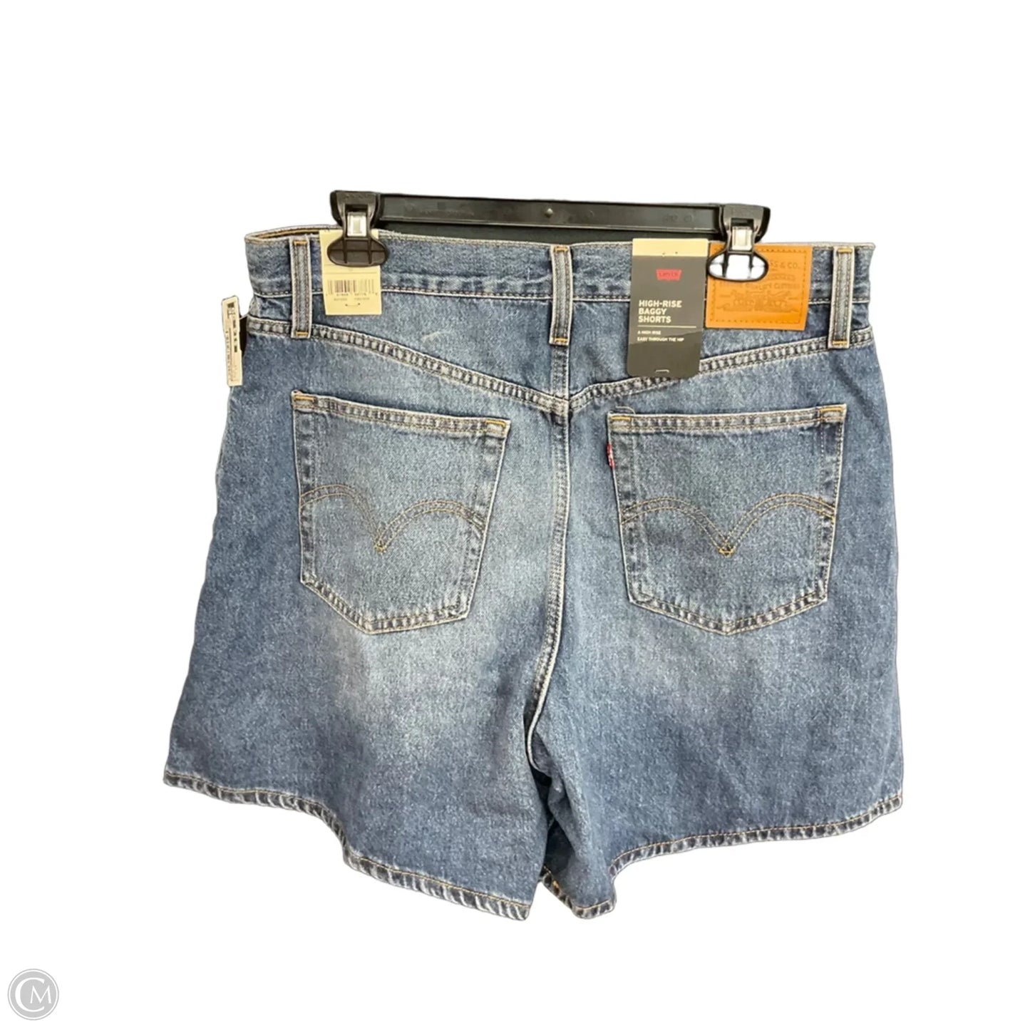 Shorts By Levis In Blue Denim, Size: 14
