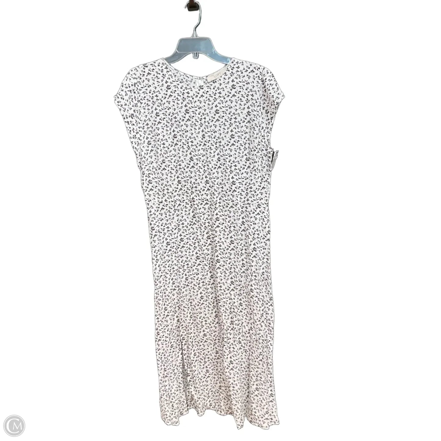 Dress Casual Maxi By Loft In White, Size: L
