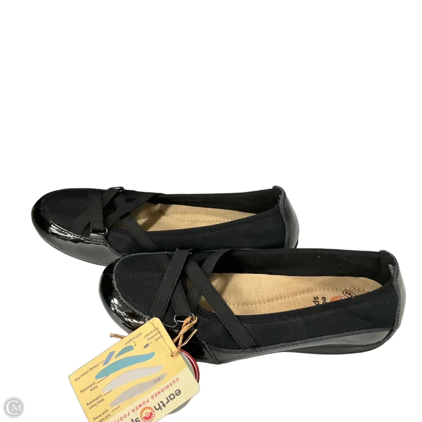 Shoes Flats By Clothes Mentor In Black, Size: 8