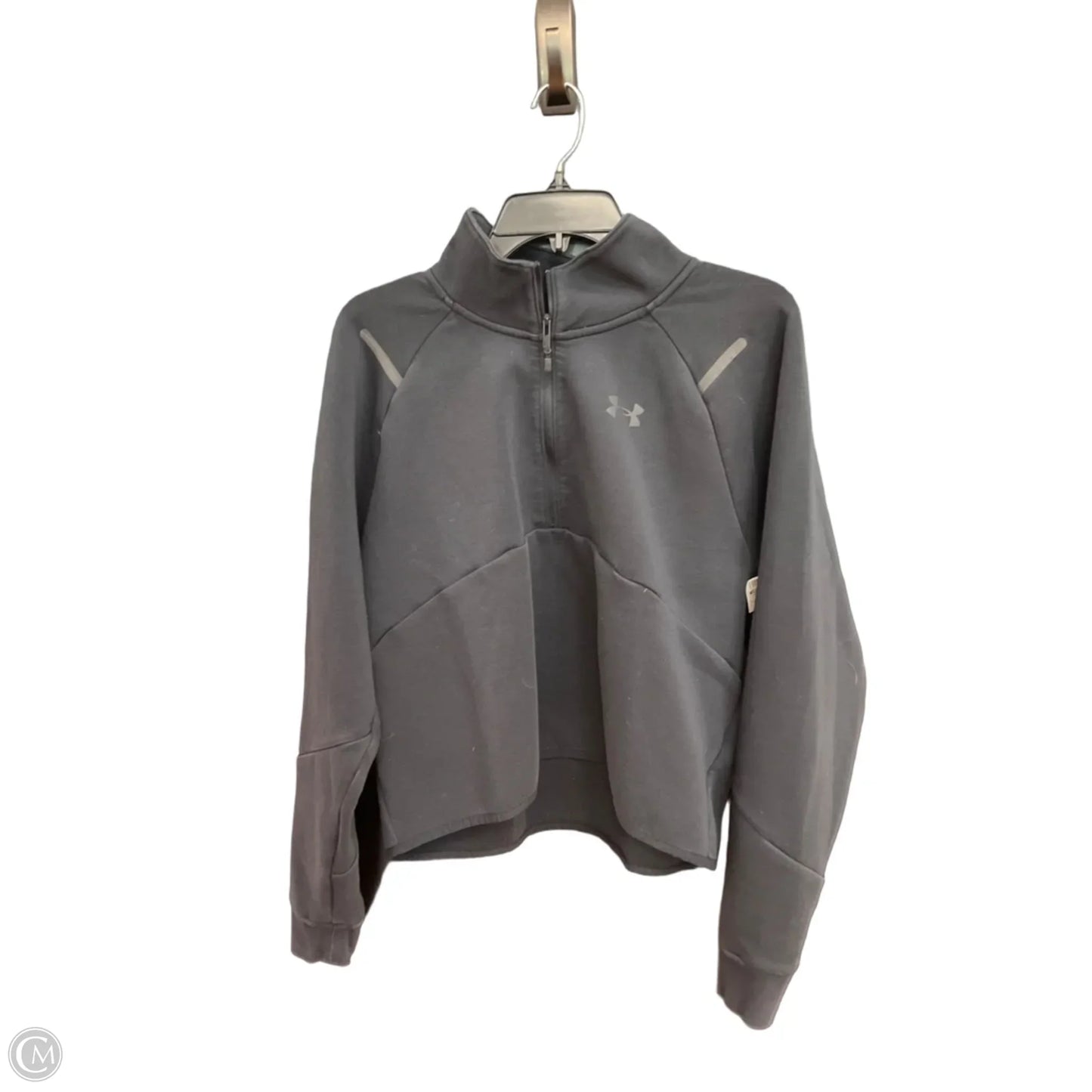 Sweatshirt Collar By Under Armour In Black, Size: M